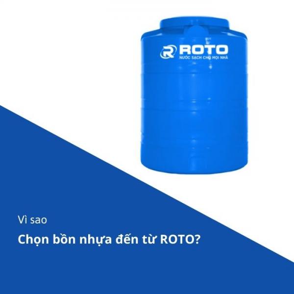 Vì sao mua bồn nhựa thương hiệu ROTO tối ưu cho việc chứa nước?